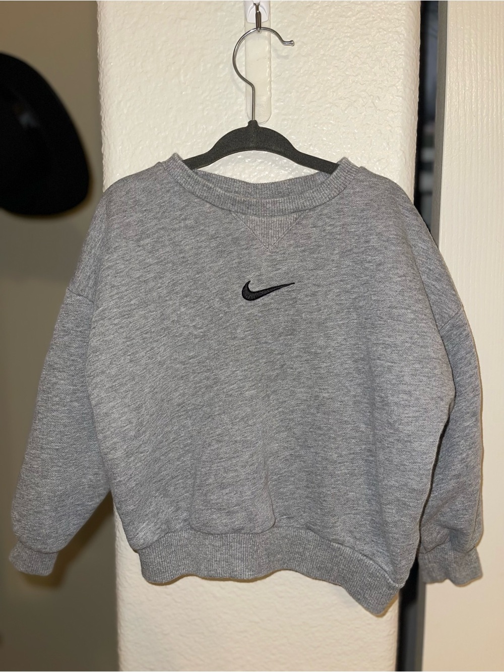 Toddler Nike Grey Crewneck Sweatshirt